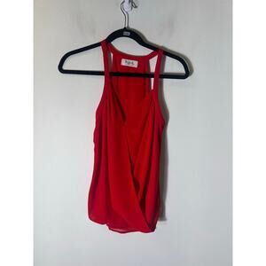 M Girls Red Sleeveless Racerback Hi Low Top Sz S